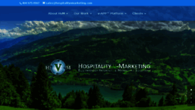 What Hospitalityvmarketing.com website looked like in 2017 (6 years ago)