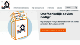 What Hypotheekshop.nl website looked like in 2017 (6 years ago)