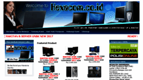 What Hexacom.co.id website looked like in 2017 (6 years ago)