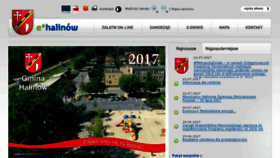 What Halinow.pl website looked like in 2017 (6 years ago)