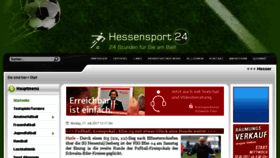 What Hessensport24.de website looked like in 2017 (6 years ago)