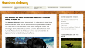 What Hundeerziehung-jetzt.de website looked like in 2017 (6 years ago)