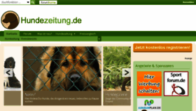 What Hunde-community.de website looked like in 2017 (6 years ago)