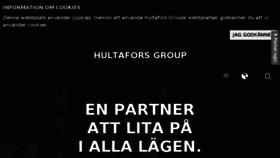 What Hultaforsgroup.se website looked like in 2017 (6 years ago)