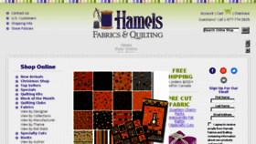 What Hamelsfabrics.com website looked like in 2017 (6 years ago)