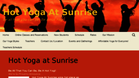What Hotyogaatsunrise.com website looked like in 2017 (6 years ago)