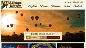 What Hotairtours.com website looked like in 2017 (6 years ago)