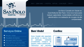 What Hsanpaolo.com.br website looked like in 2017 (6 years ago)