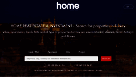 What Home.com.tr website looked like in 2017 (6 years ago)