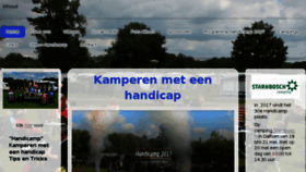 What Handicamp.nl website looked like in 2017 (6 years ago)