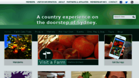 What Hawkesburyharvest.com.au website looked like in 2017 (6 years ago)
