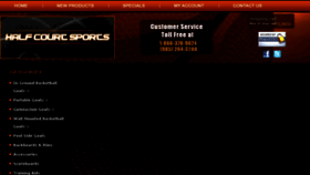 What Halfcourtsports.com website looked like in 2017 (6 years ago)