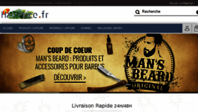 What Hairprice.fr website looked like in 2017 (6 years ago)