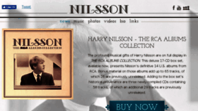 What Harrynilsson.com website looked like in 2017 (6 years ago)