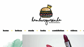 What Hamburguesinha.com.br website looked like in 2017 (6 years ago)
