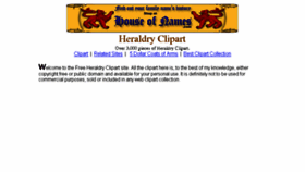 What Heraldicclipart.com website looked like in 2017 (6 years ago)