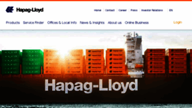 What Hapaglloyd.com website looked like in 2017 (6 years ago)