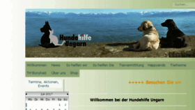 What Hundehilfe-ungarn.ch website looked like in 2017 (6 years ago)