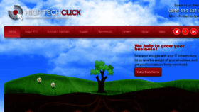What Hightechclick.com website looked like in 2017 (6 years ago)