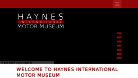 What Haynesmotormuseum.com website looked like in 2017 (6 years ago)
