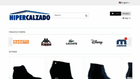 What Hipercalzado.com website looked like in 2017 (6 years ago)