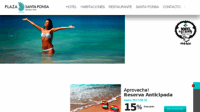 What Hotelplazabeach.com website looked like in 2017 (6 years ago)