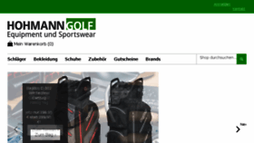 What Hohmann-golf.com website looked like in 2017 (6 years ago)