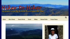 What Hikertohiker.org website looked like in 2017 (6 years ago)