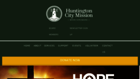 What Huntingtoncitymission.org website looked like in 2017 (6 years ago)