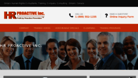 What Hrproactive.com website looked like in 2017 (6 years ago)