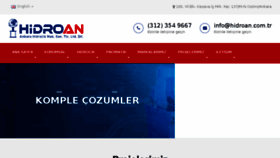 What Hidroan.com.tr website looked like in 2017 (6 years ago)