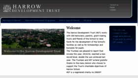 What Harrowdevtrust.com website looked like in 2017 (6 years ago)