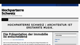 What Hochparterre-schweiz.ch website looked like in 2017 (6 years ago)