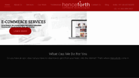 What Henceforthtek.com website looked like in 2017 (6 years ago)