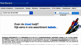 What Hardwarewebwinkel.nl website looked like in 2017 (8 years ago)