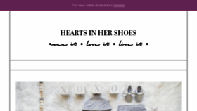 What Heartsinhershoes.co.za website looked like in 2017 (6 years ago)