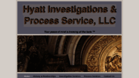 What Hyattinvestigation.com website looked like in 2017 (6 years ago)