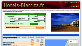 What Hotels-biarritz.fr website looked like in 2017 (6 years ago)