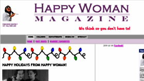 What Happywomanmagazine.com website looked like in 2017 (6 years ago)