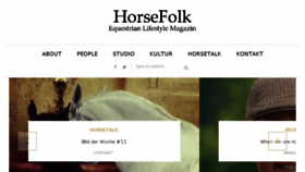What Horsefolkmagazin.com website looked like in 2017 (6 years ago)