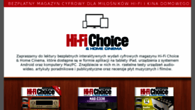 What Hifichoice.pl website looked like in 2017 (6 years ago)