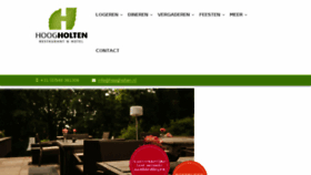 What Hoogholten.nl website looked like in 2017 (6 years ago)