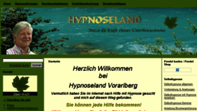 What Hypnoseland.at website looked like in 2017 (6 years ago)