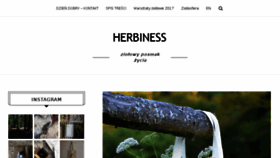 What Herbiness.com website looked like in 2017 (6 years ago)