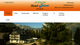 What Hotel-jezero.si website looked like in 2017 (6 years ago)
