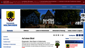 What Holzwickede.de website looked like in 2017 (7 years ago)