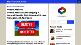 What Health-doc.com website looked like in 2017 (6 years ago)