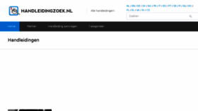 What Handleidingzoek.nl website looked like in 2017 (6 years ago)