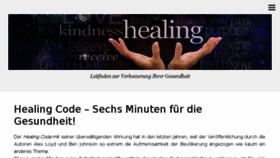 What Healing-code.info website looked like in 2017 (6 years ago)