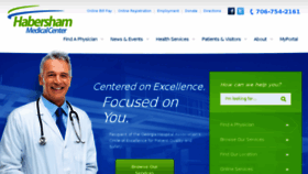 What Habershammedical.com website looked like in 2017 (6 years ago)